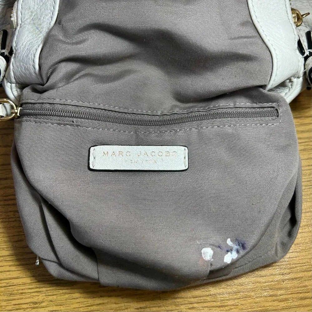 Marc by Marc Jacobs Classic Q Natasha Leather Crossbody Bag With Gold Hardware - Picture 12 of 14